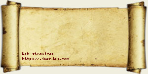 Janko Čomagić vizit kartica